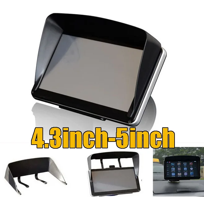 Universal 5inch / 4.3inch Car GPS Sun Shade Visor Anti Glare 4.3\