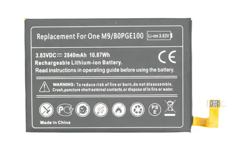 iTopZea 1x 2840mAh BOPGE100 / B0PGE100 Replacement Battery For HTC One M9 M9+ M9W One M9 Plus M9pt Hima Ultra 0PJA10 0PJA13