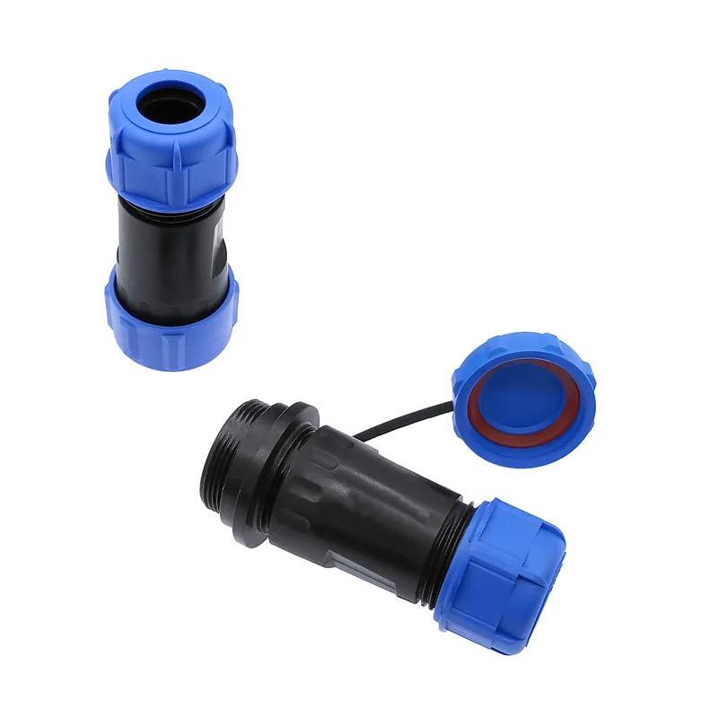SP1710 SP1711 Waterproof docking connector IP68 2 pin 3pin 4pin 5pin 7pin 9pin power cable connector SP17 image 3