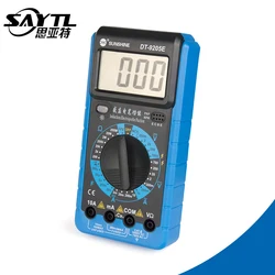 Digital Mini Multimeter LCD Digital Multimetro For Volt Amp Ohm Tester Meter Voltmeter Ammeter Overload Protection With Probe