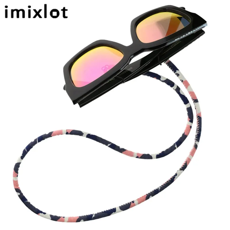 Đầm Xanh Ngụy Trang/Hồng Dây Đeo Kính Thể Thao chống trơn trượt Thô Eyewears Dây Giá Đỡ Dây Đeo Cổ Dây