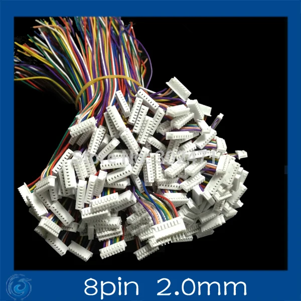 Mini. Micro 2,0mm T-1 8-Pin conector w/. x 10 sets.8 pin 2,0mm