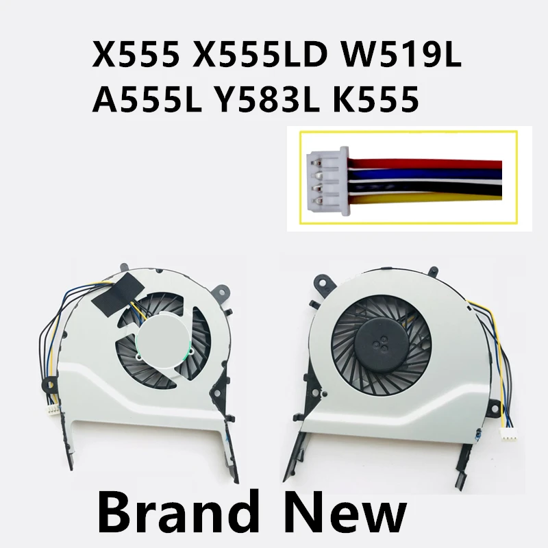 

New Laptop CPU Cooling Fan For ASUS X555 X555LD W519L A555L Y583L K555 Notebook Cooler Radiator