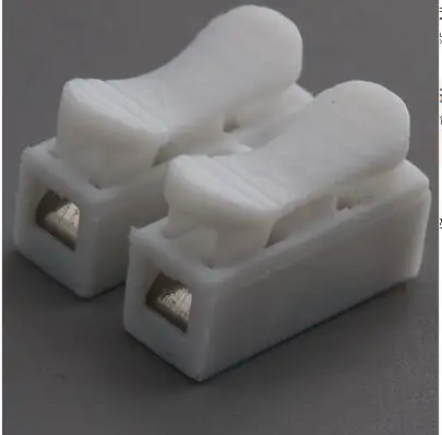 CH-2 CH-3 Spring Wire Quick Connector 10pcs/lot 2p 3p G7 Electrical Crimp Terminals Block Splice Cable Clamp Easy Fit Led Strip