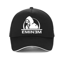 Eminem-gorra de béisbol con estampado de papá para hombre y mujer, gorro con visera delgada, ajustable, Snapback, 100% algodón