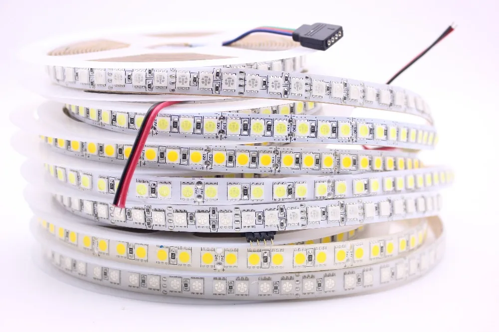 

600LEDs/5M LED Strip 5050 DC12V 120LEDs/m Flexible LED Strip tape Lighting RGB /Warm white/White 5050 LED