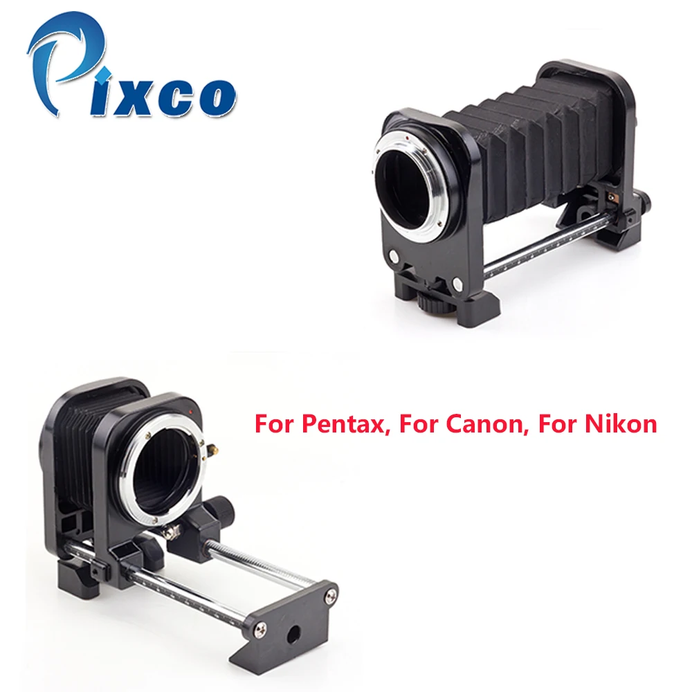 

Pixco Suit for Nikon for Canon Metal Macro Bellows Lens Tripod Mount Extension Bellows Lens Mount Photo Studio kits