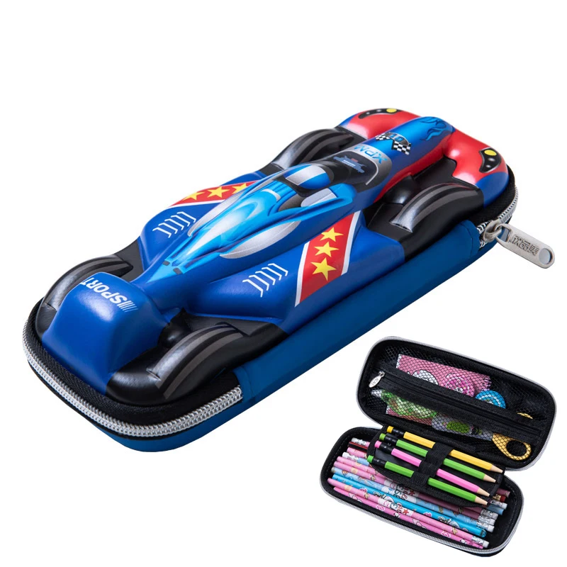 Pencil Case Trousse Scolaire Stylo Etui Pennen Pencil Case School Boy Large Material Escola Pennenzak Pencilcase Racing Car