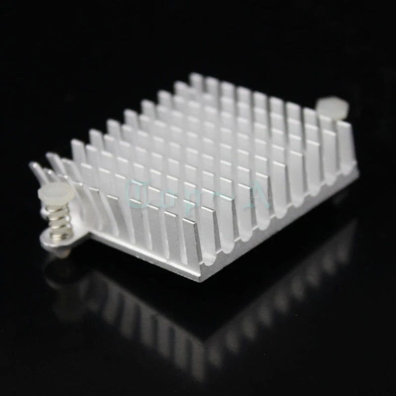 Gdstime 1 Piece 43mm x 40mm x 11mm Aluminum Heatsink Cooling Fan for LED Power Memory Chip IC Heat Sink 43x40x11mm