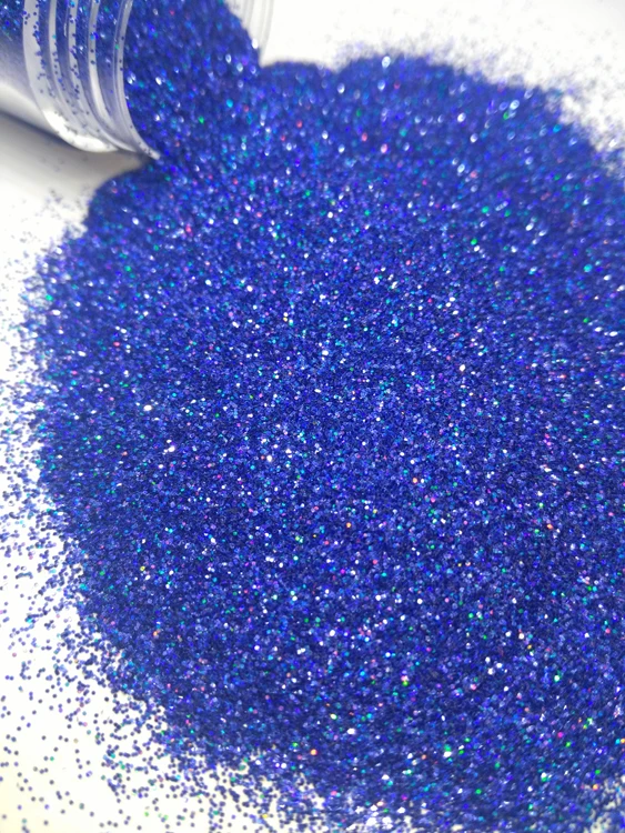 Nail Art 1 Jar 5g Sapphire Blue Laser Holographic Glitter Shiny Powdere Nail Art Glitter Powder for Gel Nail Art Graft 706