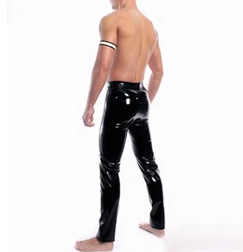Latex Man Pants With Front Zipper Gummi 0.4mm with pockets Customize Plus Size