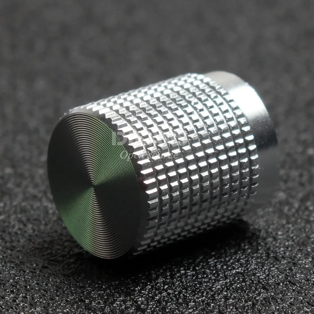 Katı alüminyum potansiyometre kodlayıcı topuzu ses düğmesi 16x14mm