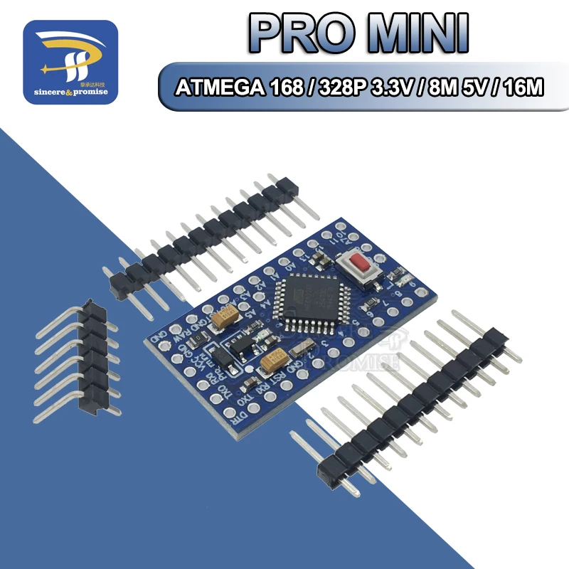1PCS Pro mini Atmega328 Pro Mini 328 Mini ATMEGA328P 3,3 V 8MHz 5V 16Mhz für Arduino kompatibel Nano CP2102 FT232RL – Detail 2