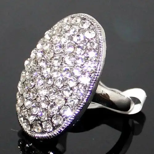 Size 6-10 Jewellery Classic Bella Engagement Twilight Crystal Wedding Lady Ring free shipping