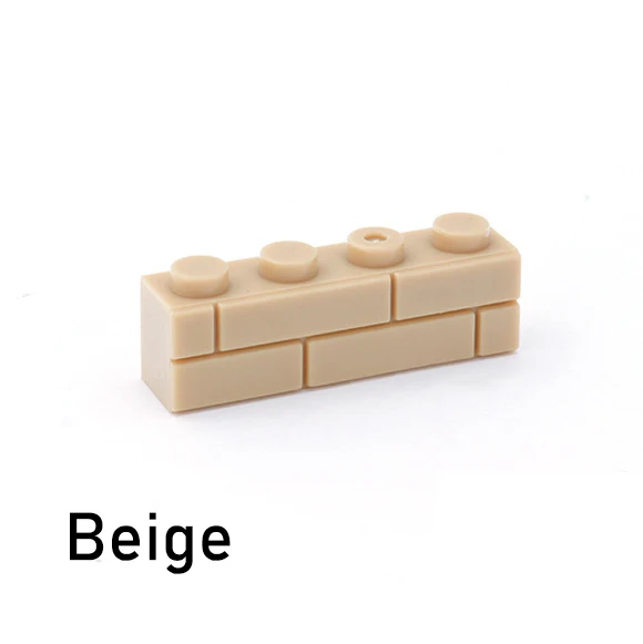 50 Stück DIY Bausteine Dicke Wandfiguren-Steine 1x4 Noppen Pädagogisches Kreatives Spielzeug Kompatibel mit Marken-Spielzeug für Kinder