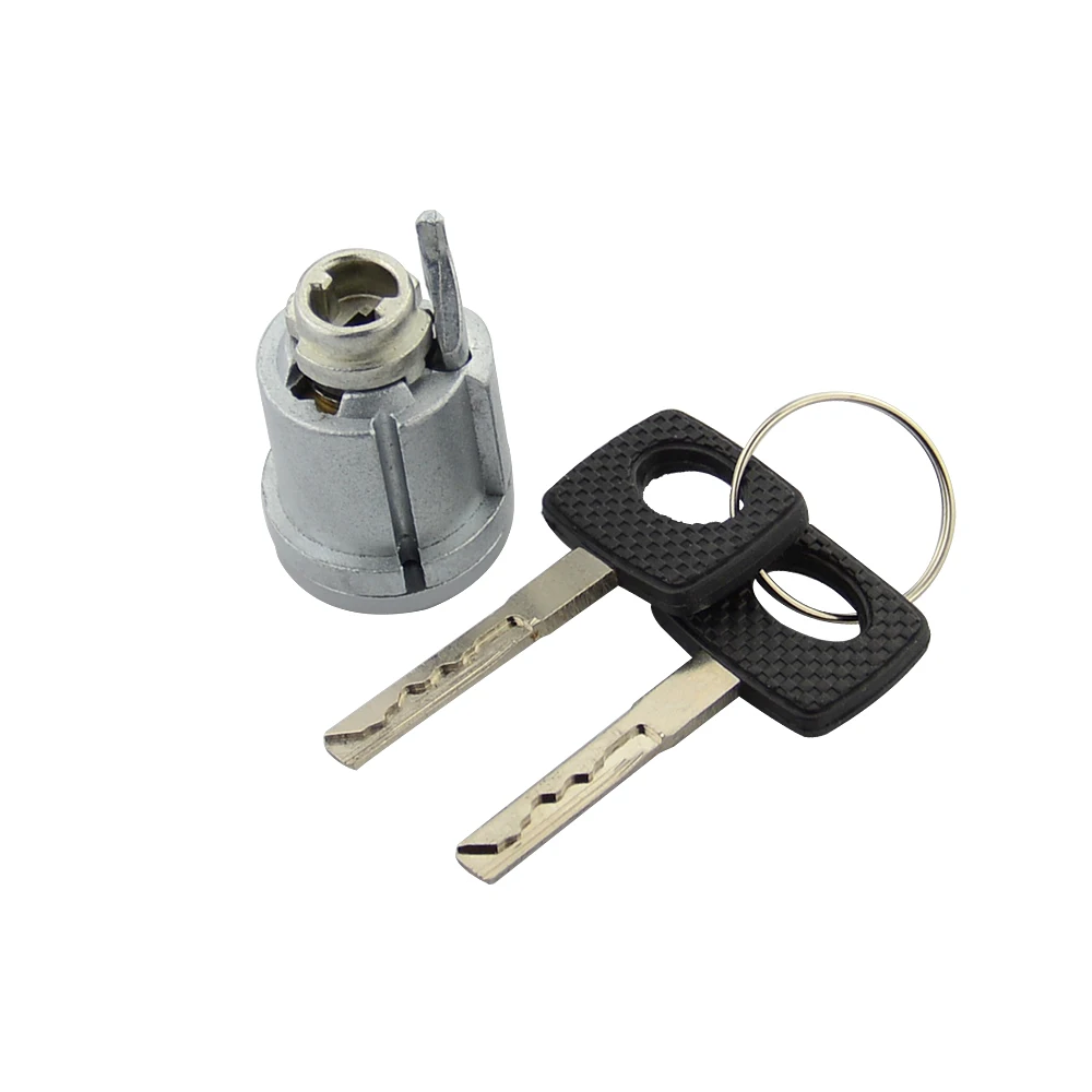 CHKJ 1PC Car Ignition Lock Cylinder Barrel Lock Core with 2 Key For Mercedes Benz Anti-Theft Milling Door Lock Set Free Shipping