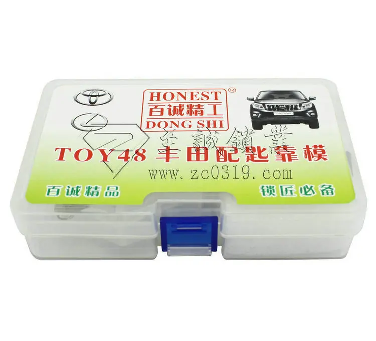 100% original honesto toy48 moldes chave do carro + código chave para molde chave do carro perfil modelagem frete grátis