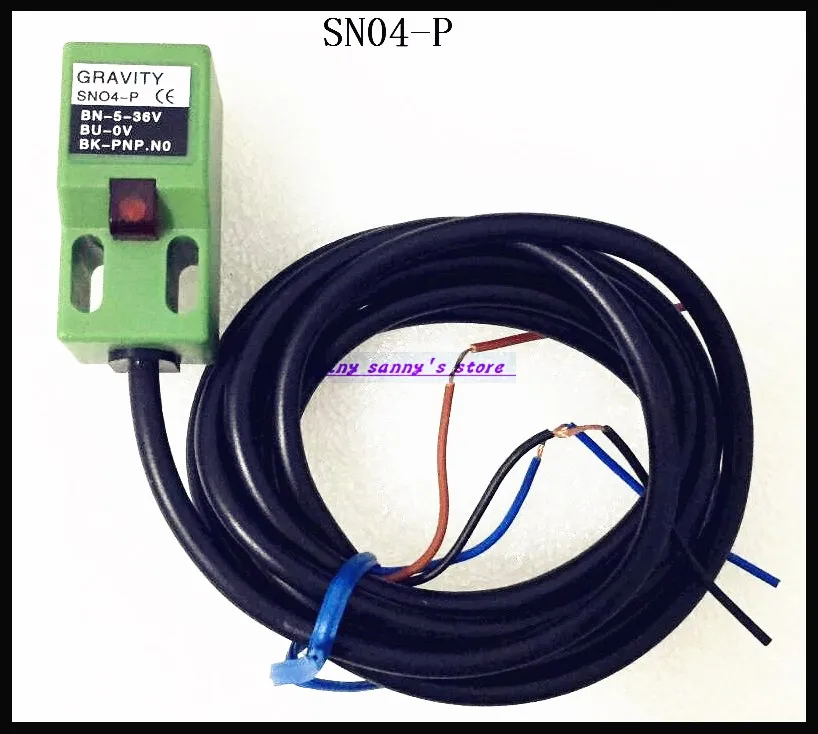 5-10 pcs/Lot  SN04-P 4mm Approach Sensor 5-36VDC PNP NO 3 Wires Inductive Proximity Switch Brand New