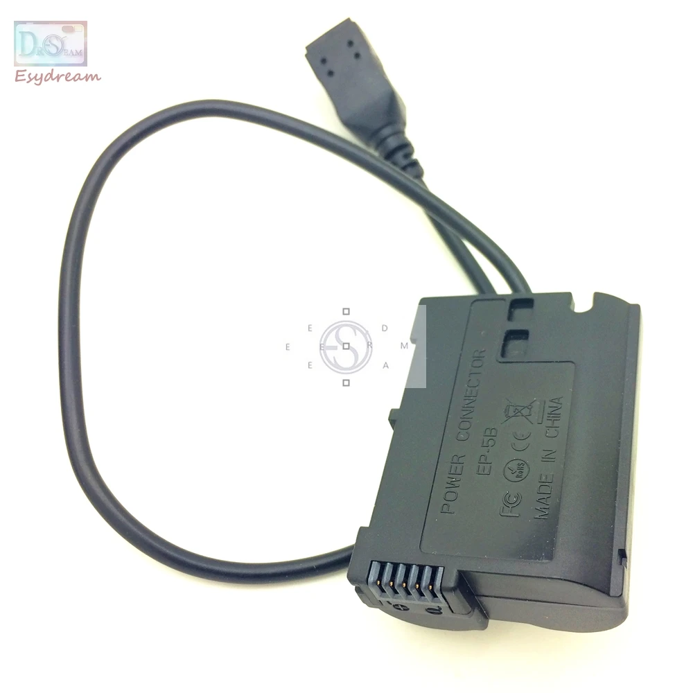 AC Power Adapter EH-5 EH-5A EH-5B + EP-5B EP5B EN-EL15 EL15A EL15B EL15C Dummy Battery for Nikon Z8 Z7 Z6 III Z5 ZF D850 D7500