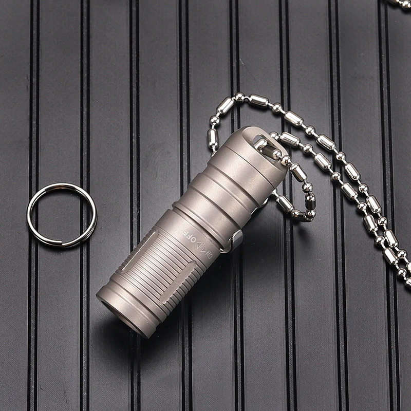 Usb Charging Mini Titanium Allo Flashlight Waterproof LED Lithium Battery Outdoor Small Flashlig