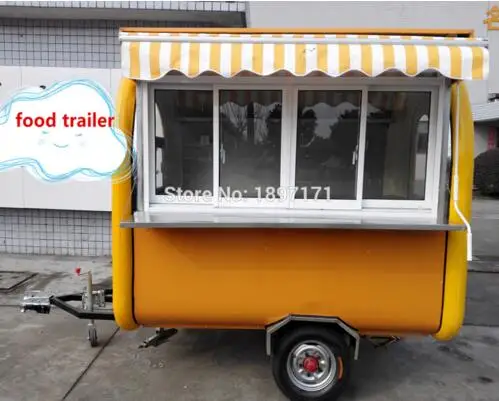 CE Approved Street Mobile Food Cart/Beverage Food Cart/Fruit Vending Cart