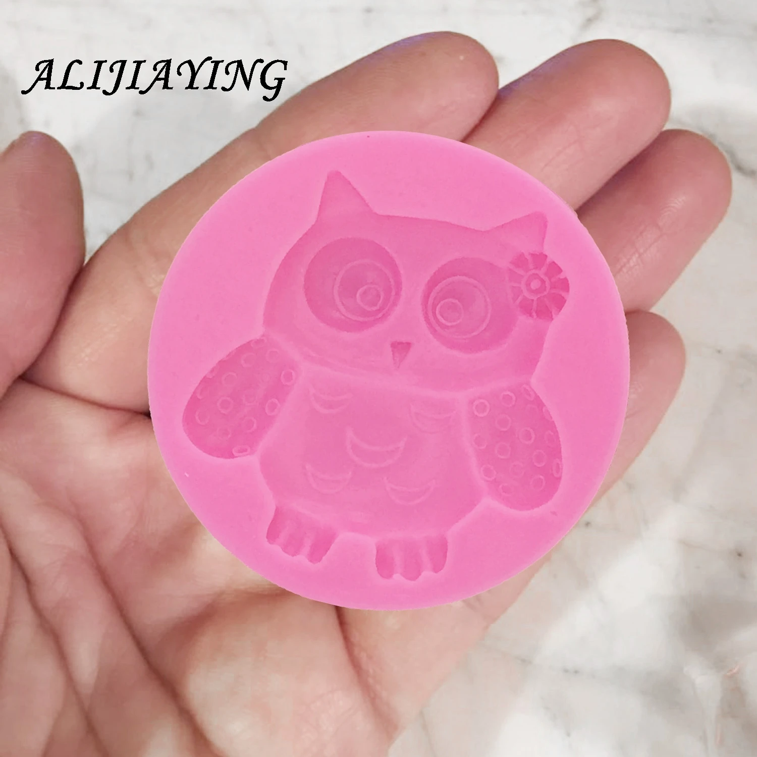 1Pcs Owl Shape Hands Shape 3D Silicone Cake Mold, Cartoon cake tools Soap Mold Cake Decoration Owl Fondant D0166