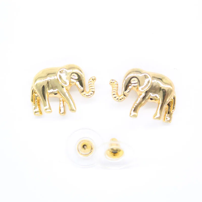 The new 2016 stud earrings elephant classic aesthetic fashion contracted style