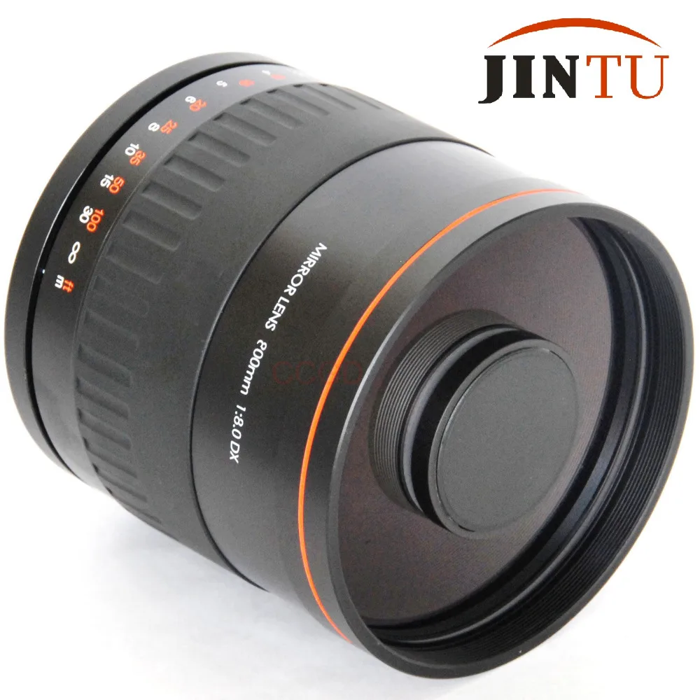 JINTU 900mm profesjonalne lustro teleobiektyw obiektyw z ręczną regulacją ostrości + T2 Adapter do montażu pierścień do canona EOS EF EF-S kamera pełnoklatkowa
