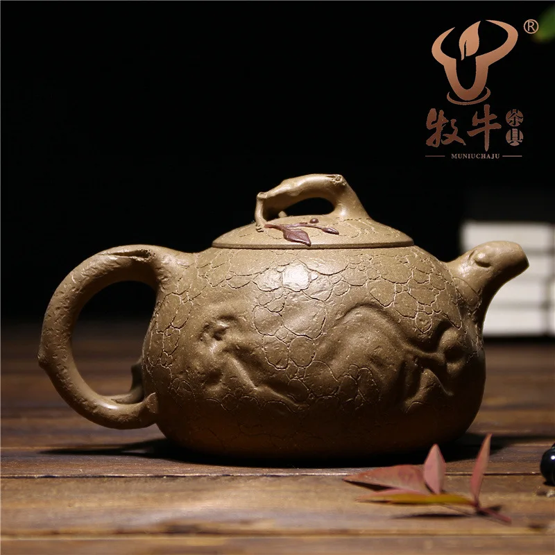 The teapot national senior technician Ni Xinan 330ml can be identified to ensure genuine spring pot