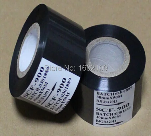 Freies verschiffen (30mm * 100 mt) hohe qualtiy Schwarze farbband für datumsdruck auf Datum coder für EXP, MFG, heißprägeband DRUCK