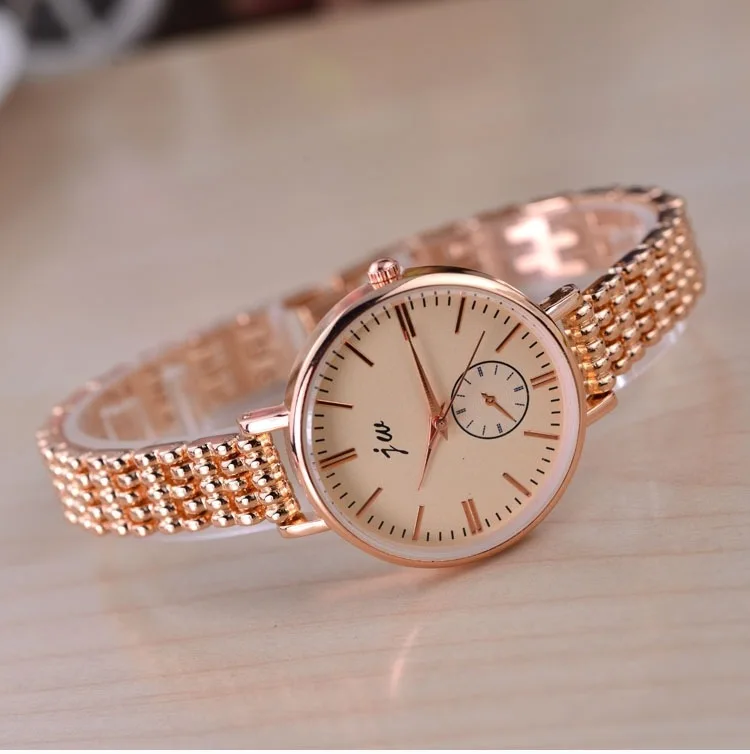 Hot Sale Fashion Women Steel Bracelet Watches Rose Gold Luxruy Small Dial Ladies Dress Wristwatches 2018 New High Quality Clock