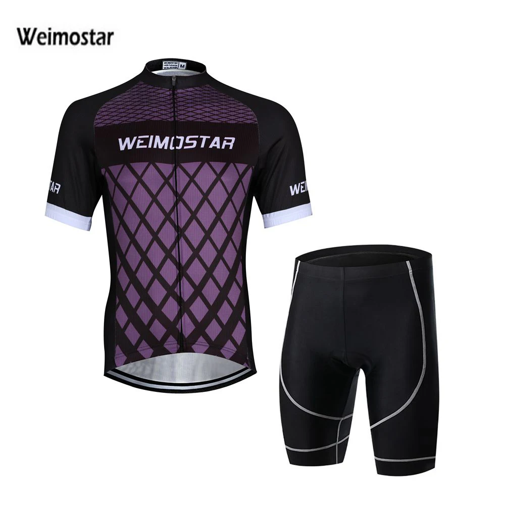 

Weimostar New Bike Cycling Jersey Clothing Polyester Windproof Cyclisme Riding Set Short jerseys Factory-Direct-Clothing