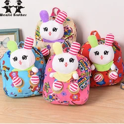 wenjie brother kids bags girls cute rabbit children backpacks school bags Children's backpack for kindergarten baby school bag