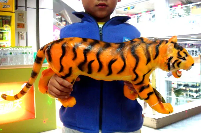 Soft Simulation Wild Animals Mold Kids Toys Children Educational Tiger Lion Rhinos Elephant Figure Action Figures