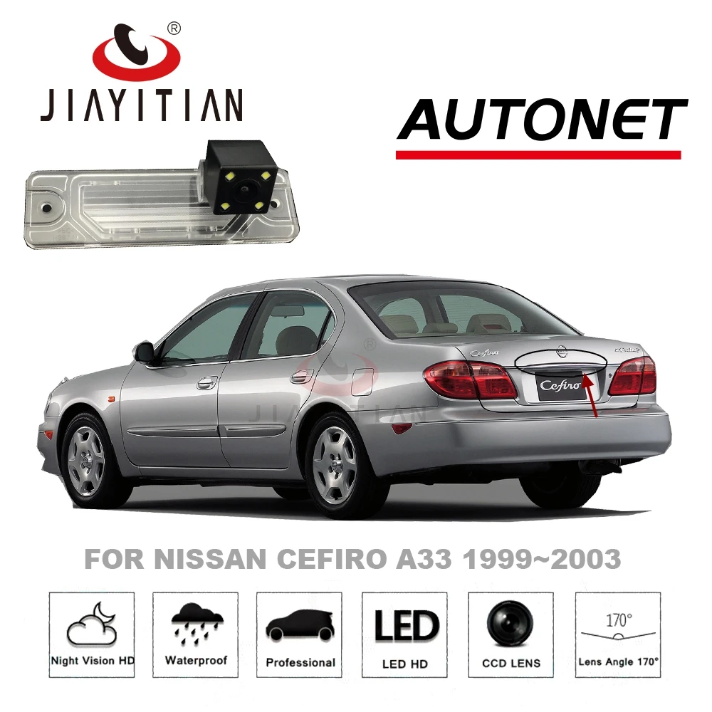 

JiaYiTian For Nissan Cefiro CA33 1999~2003/Rear View Camera CCD/Night Vision backup camera Reverse Camera License Plate camera