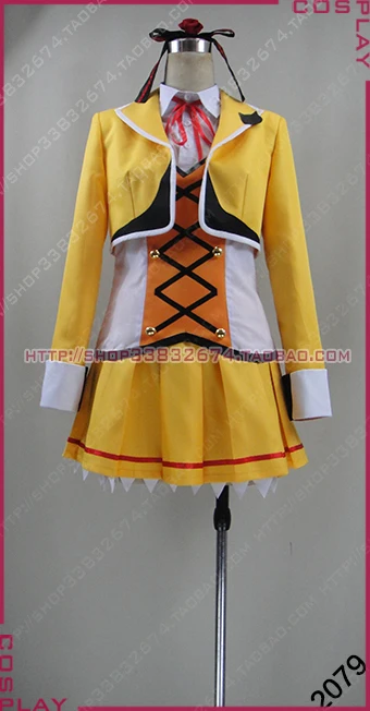 

LoveLive! The School Idol Movie Rin Hoshizora Yellow Skirt Uniform Cosplay Costume S002