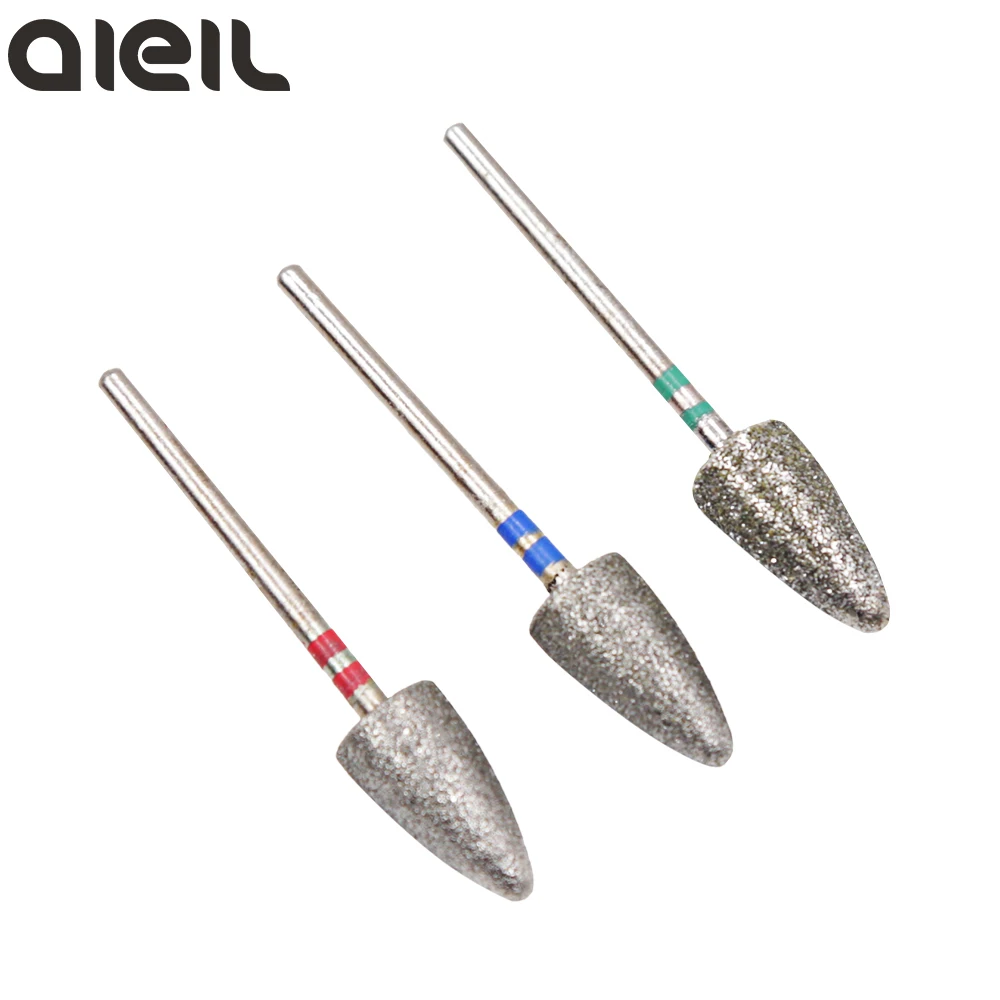 

Diamond Nail Drill Bits Foot Callus Cuticle Clean Cutter For Pedicure Diamond Rotary Burr Bits For Pedicure Tools Accessories