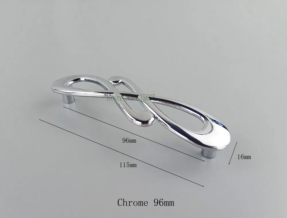 Modern Art Gold Chrome Furniture Handle Kitchen Cabinets Drawer Wardrobe Cupboard Pull Door Knob Dressing Table Shoebox Handles