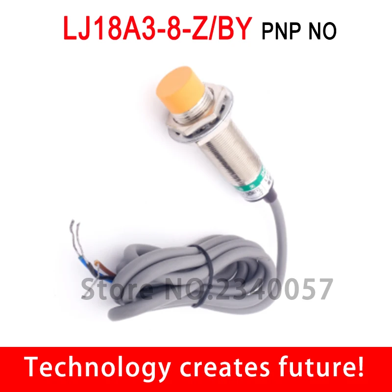 M18 LJ18A3-8-Z/BY 8mm 6V-36V sensing DC PNP NO prism shape inductive Screen shield proximity sensor switch LJ18A3 series