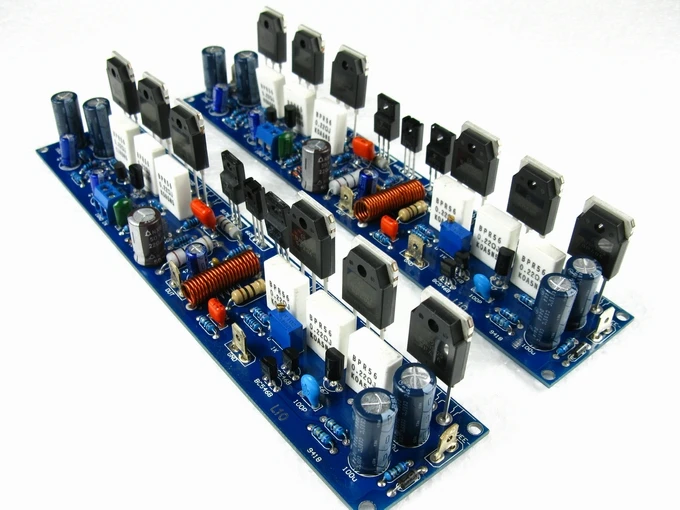 NEW L10-1 L10 circuit Dual Channel (2pcs) 300W+300W 8R HIFI ON NJW0302 / NJW0281 tube Class AB Amplifier Boards Complete