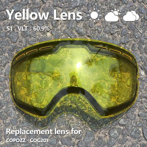 COPOZZ Sunny Cloudy Lens для лыжных очков GOG-201