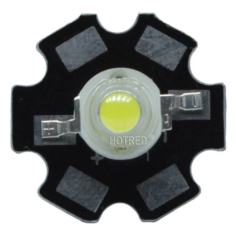 100pcs 1W 3W High Power LED Full Spectrum White Warm white Green Blue Deep Red 660nm Royal blue IR UV image 3