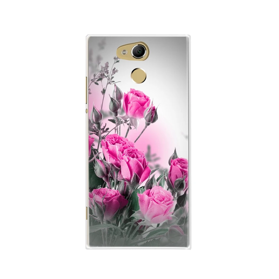 Flower Cover For Sony Xperia XA2 XA 2 Ultra Case Soft TPU Back Covers For Sony Xperia XA2 Bumper Cases For Sony XA2 Ultra Hoesje