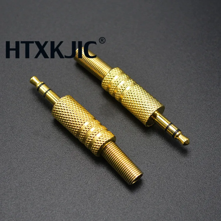 5Pcs Stereo 3.5mm 1/8in Headphone Earphone DIY Male Audio Jack Plug Solder Connectors for Computers Laptops Tablets MP3 Hot Sale