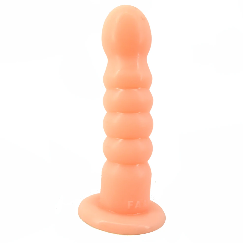 FAAK New Anal beads Wine Red Butt Plug With Suction Cup Gay Anus Masturbator Fetish Erotic Sex Toys Vagina Stimulator Dildos