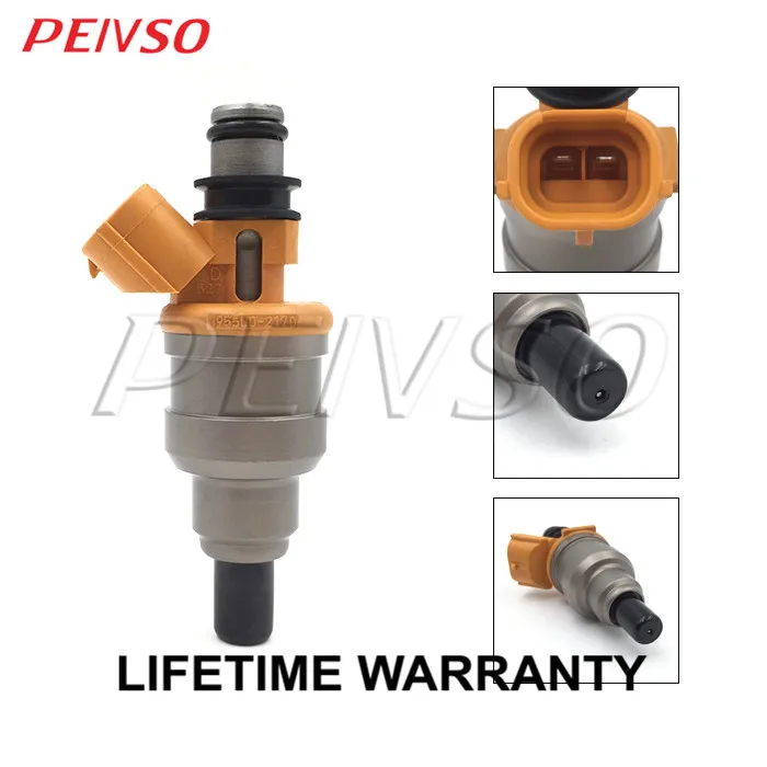 PEIVSO 3pcs 195500-2170 23250-87209 Fuel Injector For DAIHATSU MOVE CUORE L6/9 1955002170 23209-87209