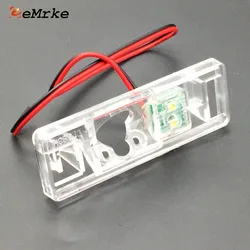 EEMRKE for Nissan X-Trail T31 Juke F15 Kicks P15 Note E11 Pathfinder R51 Car Rearview Camera Bracket License Plate Light Housing