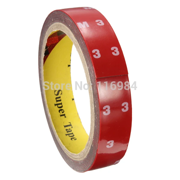 1pcs x 20mm x 3M Auto Acrylic Foam Double Sided Attachment Adhesive Tape