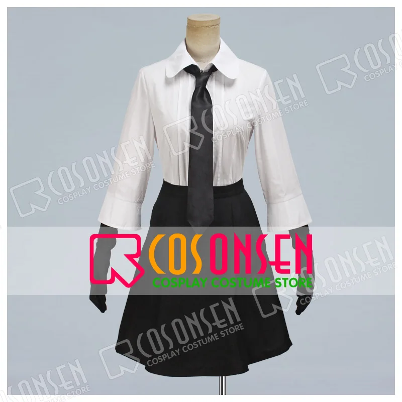 

COSPLAYONSEN Akiko Yosano Cosplay Costume with Socks and Hairpin Full Set Costumes Halloween Party Role Play Clothing