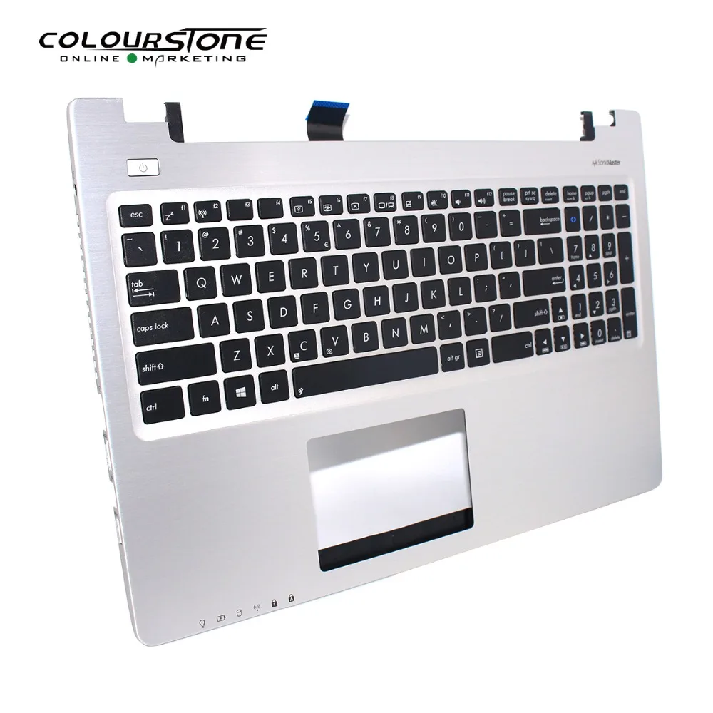 K56 Laptop Plamrest Case For Asus K56CB A56 S56 R505C S550CB K56CM S56C A56C Topcase US Notebook Keyboard